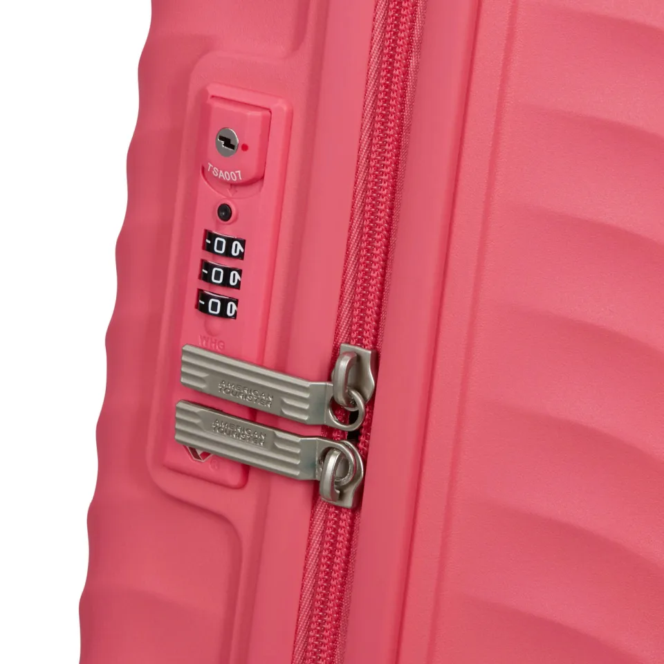 American Tourister Diablast 4 wiel spinner koffer roze, foto 6