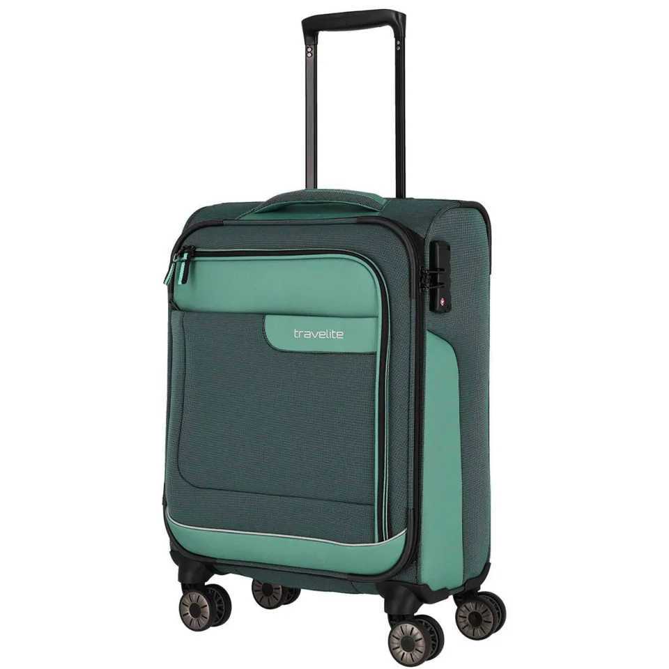Travelite Viia 55 trolley donkergroen, foto 5