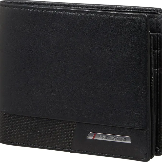 Samsonite Pro-Dlx 6 slg portemonnee 10,5 x 8,8 x 1 cm zwart BLACK