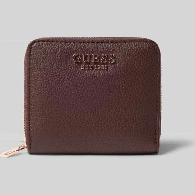 Guess Portemonnee in leerlook model 'MELODY' bruin