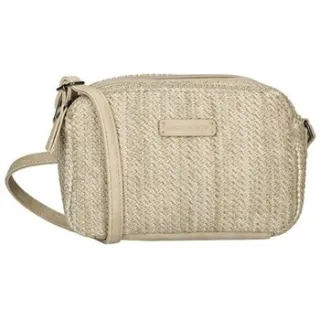 Enrico Benetti Rieten Schoudertasje Summer Natuur Beige