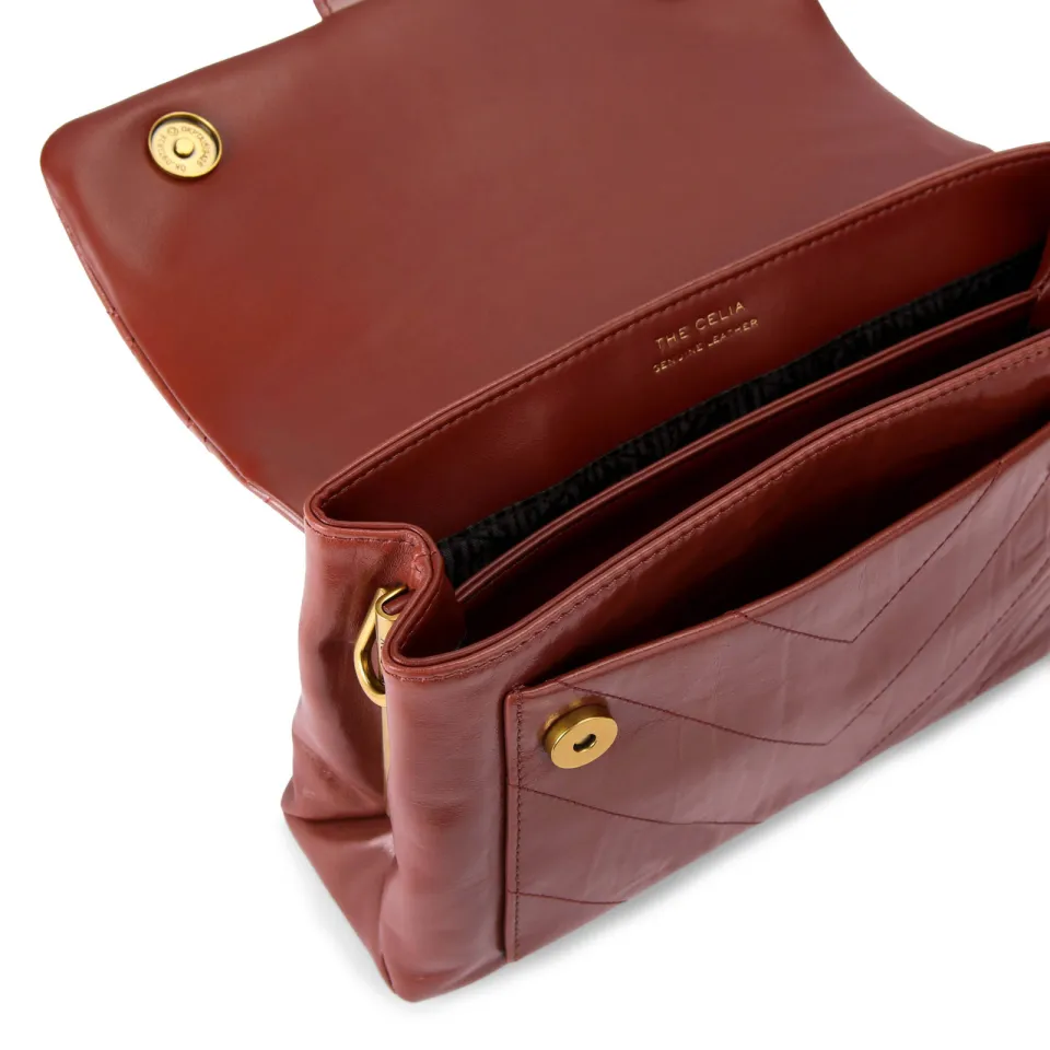 Kurt Geiger Kensington schoudertas donkerrood, foto 4
