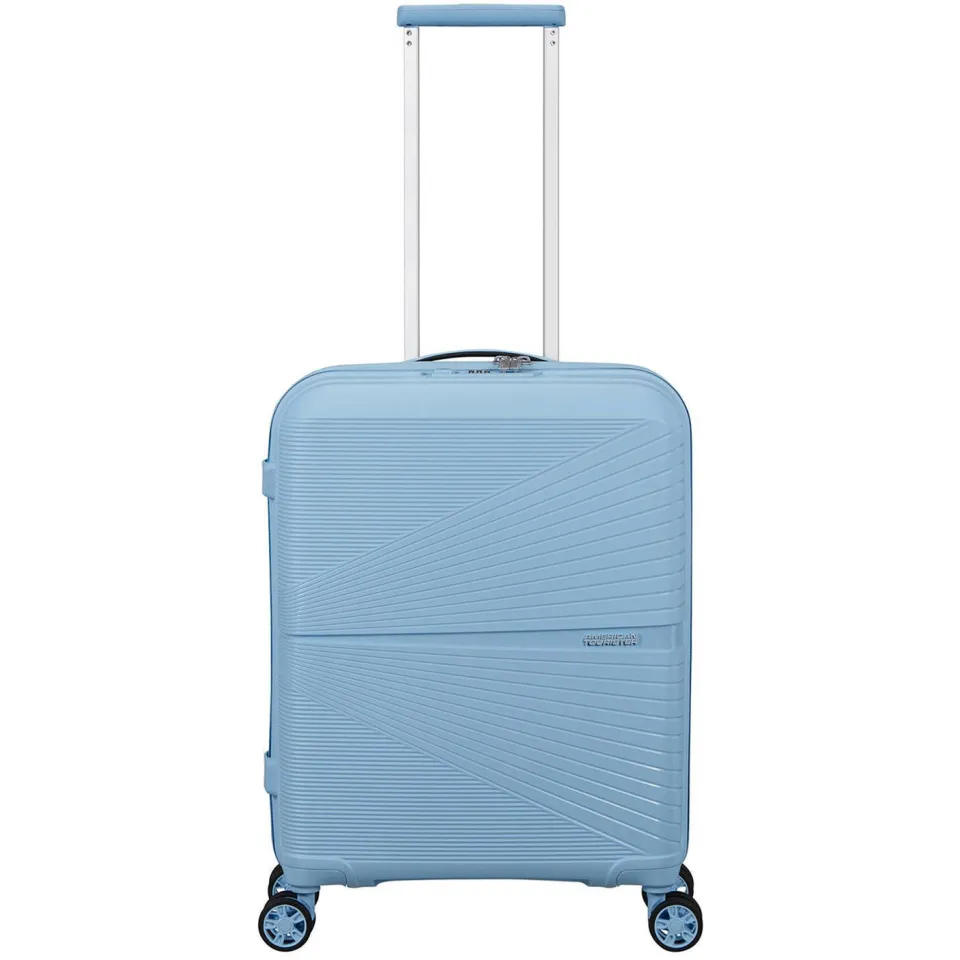 American Tourister Airconic spinner koffer lichtblauw