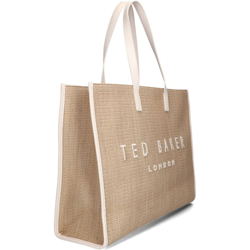 Ted Baker Pallmer Large Icon Bag shopper beige, foto 5
