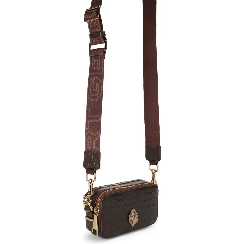 Kurt Geiger Kensington crossbody tas donkerbruin