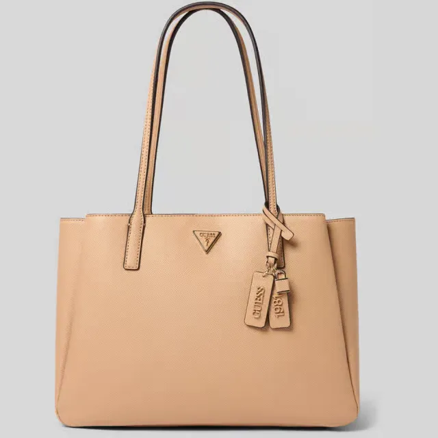 Guess Noelle II Tech Tote schoudertas beige, foto 2
