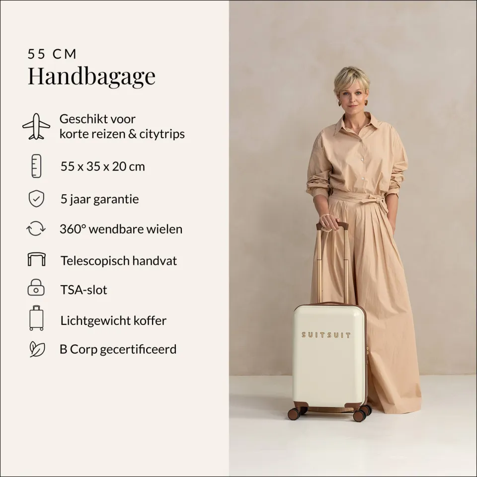 SUITSUIT Fab Seventies koffer Antique White, foto 4