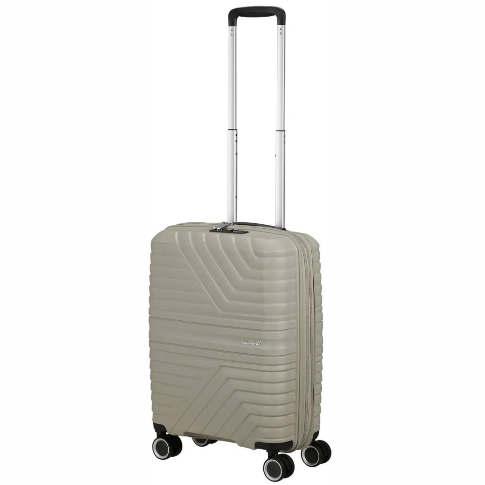 American Tourister Flytwist spinner 55 koffer zand, foto 5