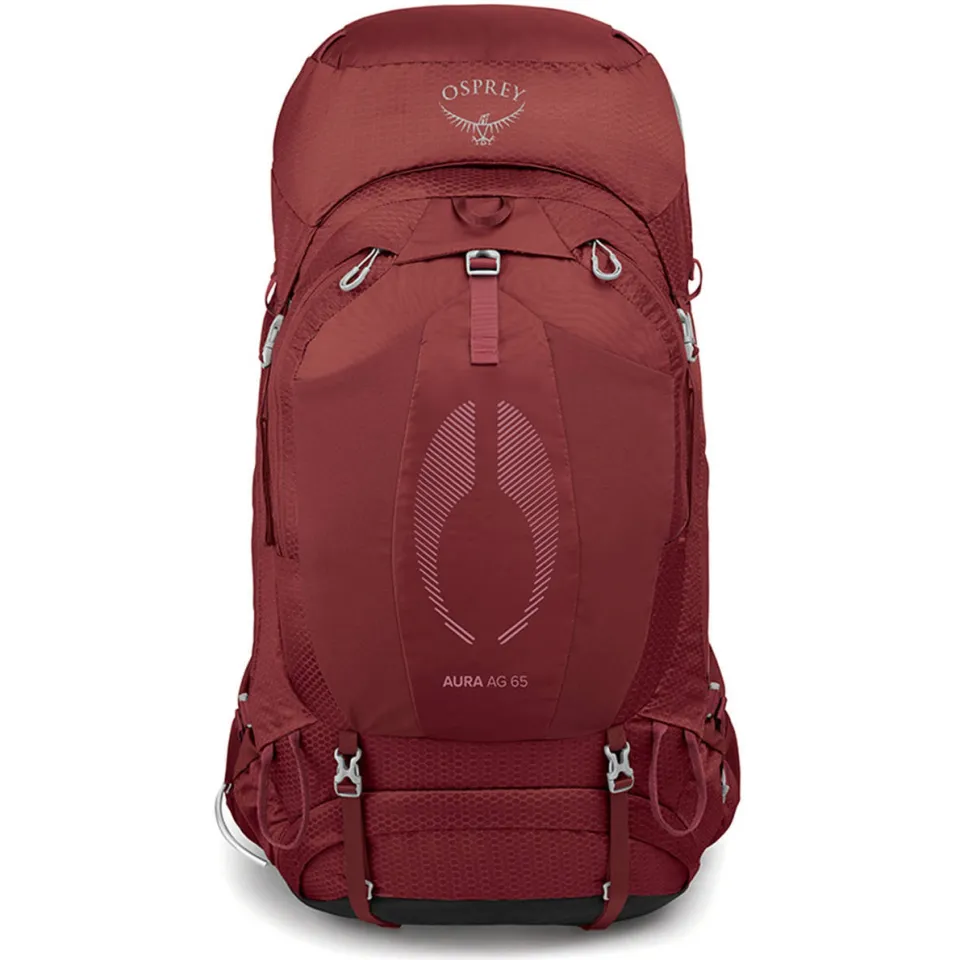 Osprey Aura AG 65 trekkingrugzak rood