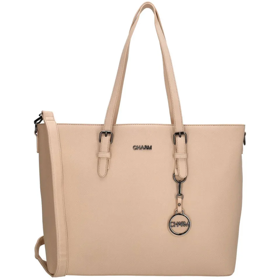 Charm London Birmingham shopper beige Lichtroze