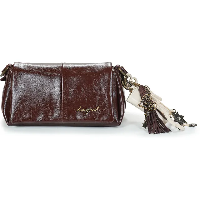 Schoudertas Desigual GALAXY NARON MINI FLAP bruin