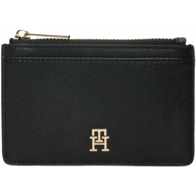 Portemonnee Tommy Hilfiger Aw0aw18867 Th Icon zwart