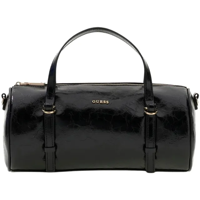 Guess Taylor Mini Barrel Satchel handtas zwart