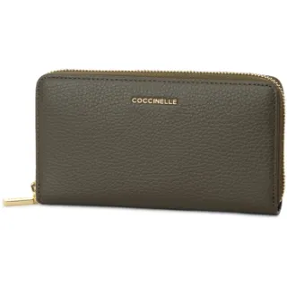 Coccinelle Metallic Soft Wallet portemonnee donkergroen groen, foto 2