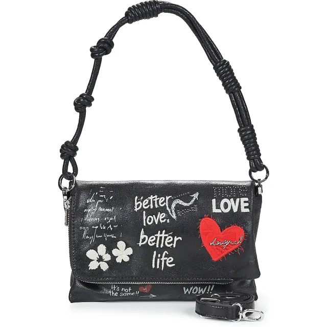 Desigual Schoudertas Desigual WOW MURANO Zwart