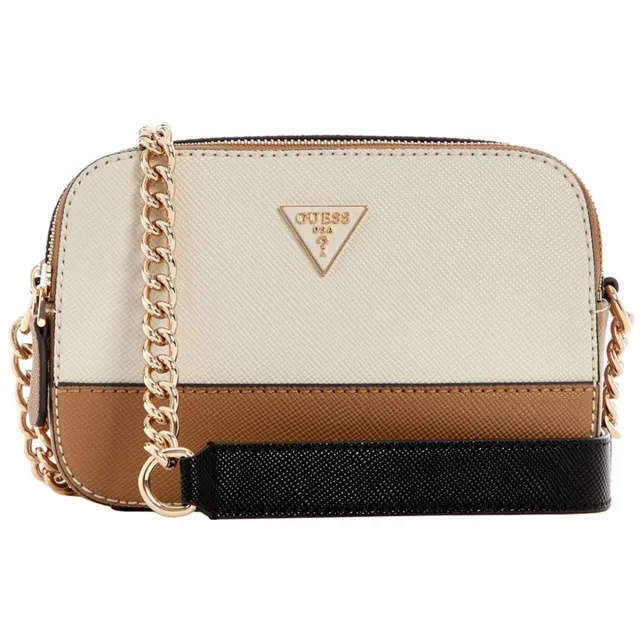 Guess Kleine Crossbodytas / Schoudertas Dames - Noelle ll - Cognac Multi