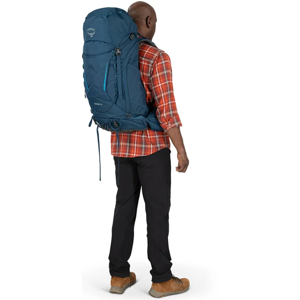 Osprey Kestrel 48 trekkingrugzak blauw, foto 3