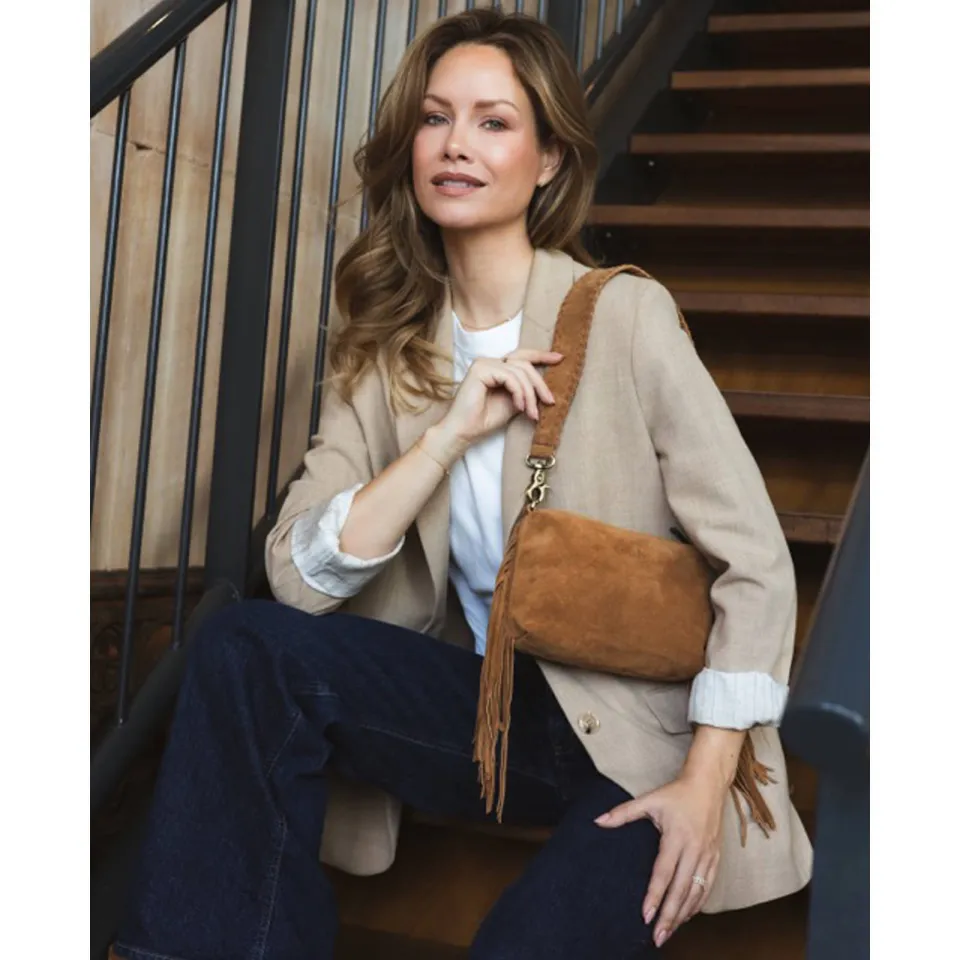 Chabo Bags Stormy Fringes schoudertasje cognac, foto 4