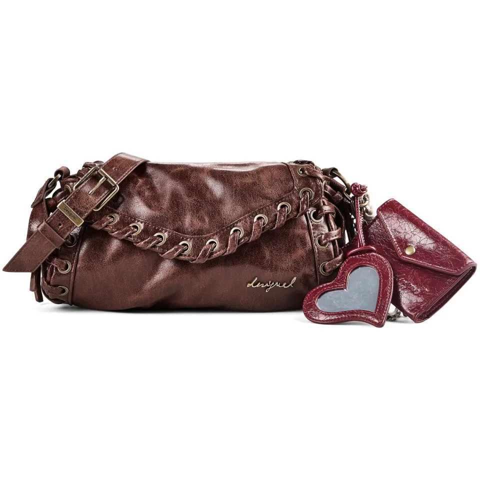 Desigual Galaxy Zarauz schoudertas bruin, foto 4