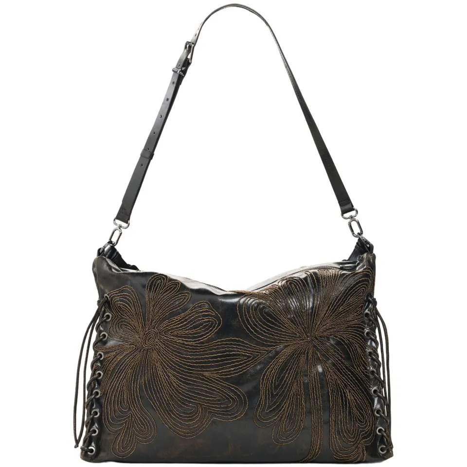 Desigual Mistral Leiria schoudertas donkerbruin bruin, foto 4