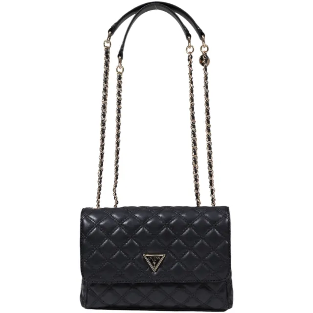 Tas Guess GIULLY II 2 COMP CNVRTBLE FLAP HWQG96 73200 zwart