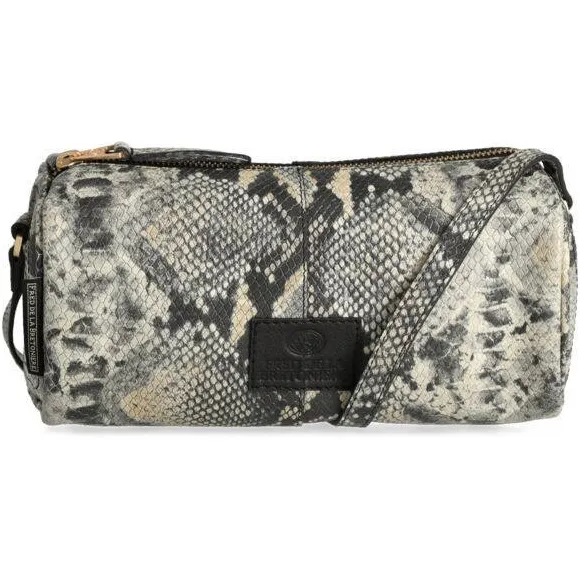 Fred de la Bretoniere Livia schoudertas zwart/beige