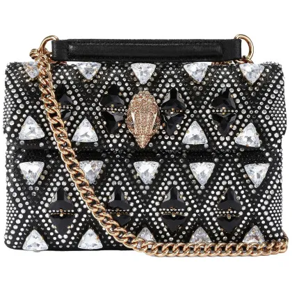 Kurt Geiger Medium kensington jewel schoudertas Black