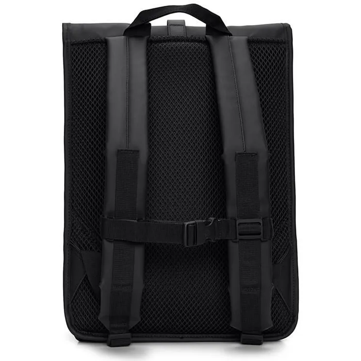 Rains Rolltop W3 rugzak zwart, foto 2
