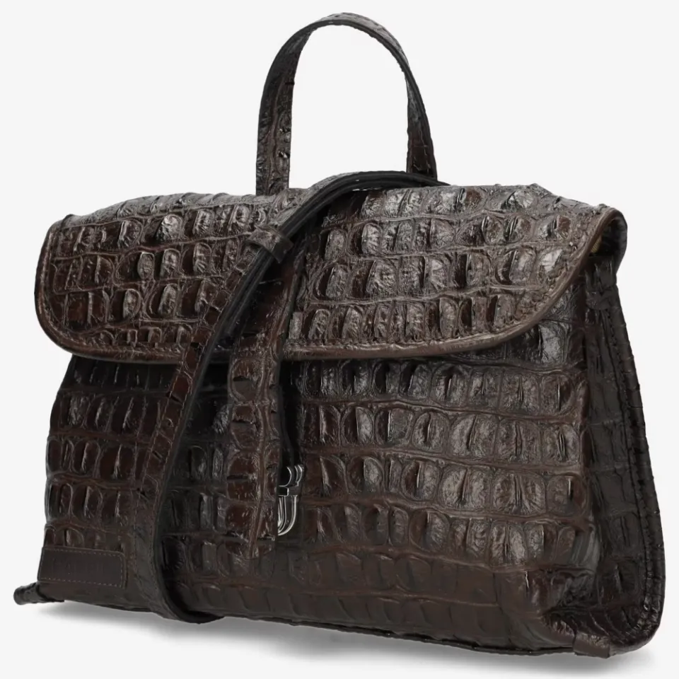 Shabbies Amsterdam Pleun crossbody tas donkerbruin, foto 3