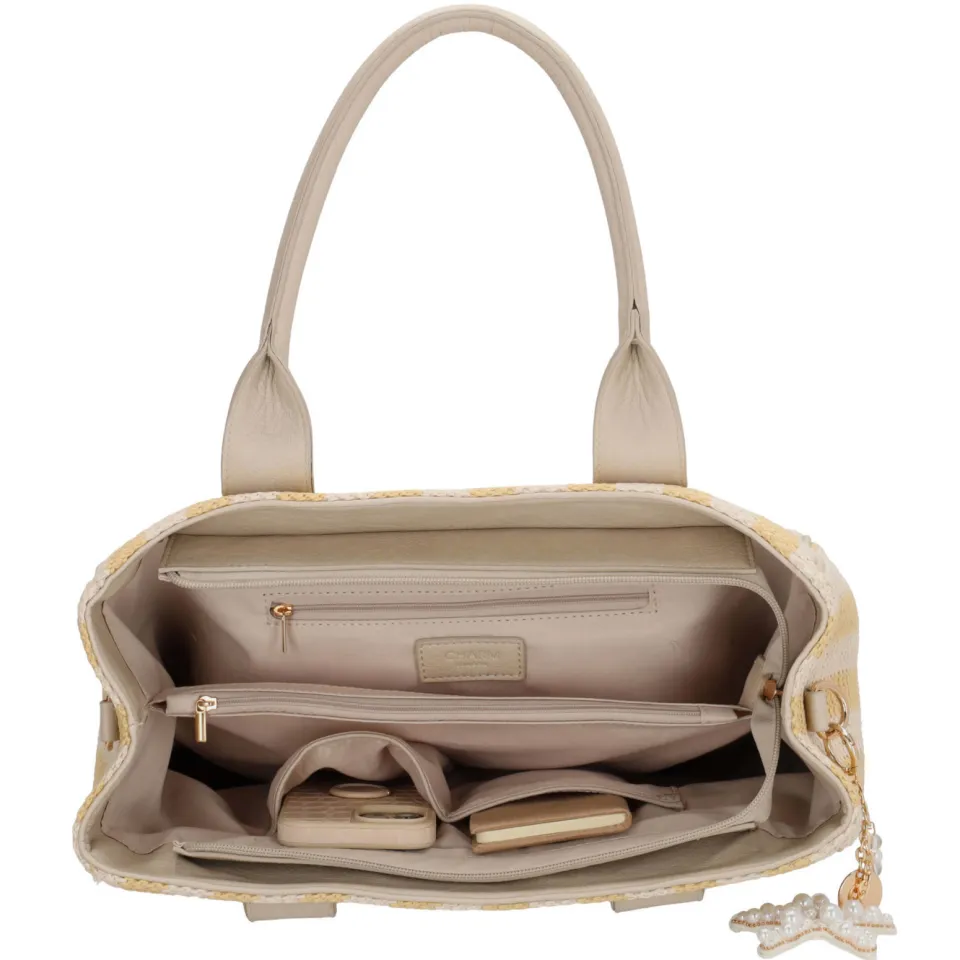 Charm London Capri shopper geel, foto 4