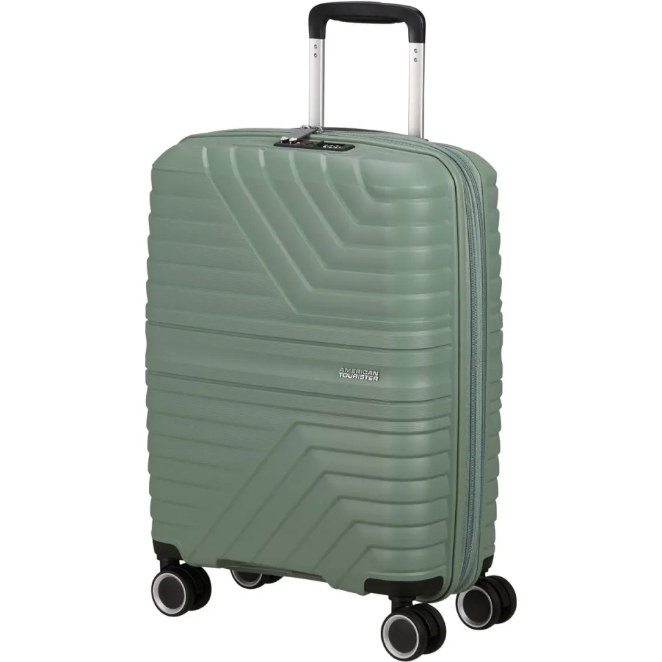 American Tourister Flytwist spinner 55 koffer groen, foto 2