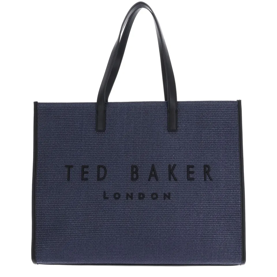 Ted Baker Pallmer Large Icon shopper donkerblauw, foto 2