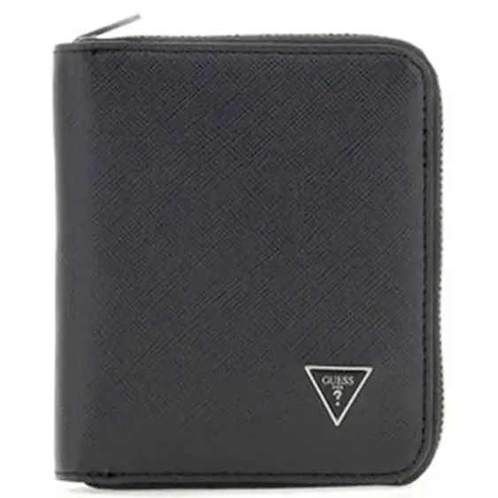 Guess Milano Zip Around portemonnee zwart Black