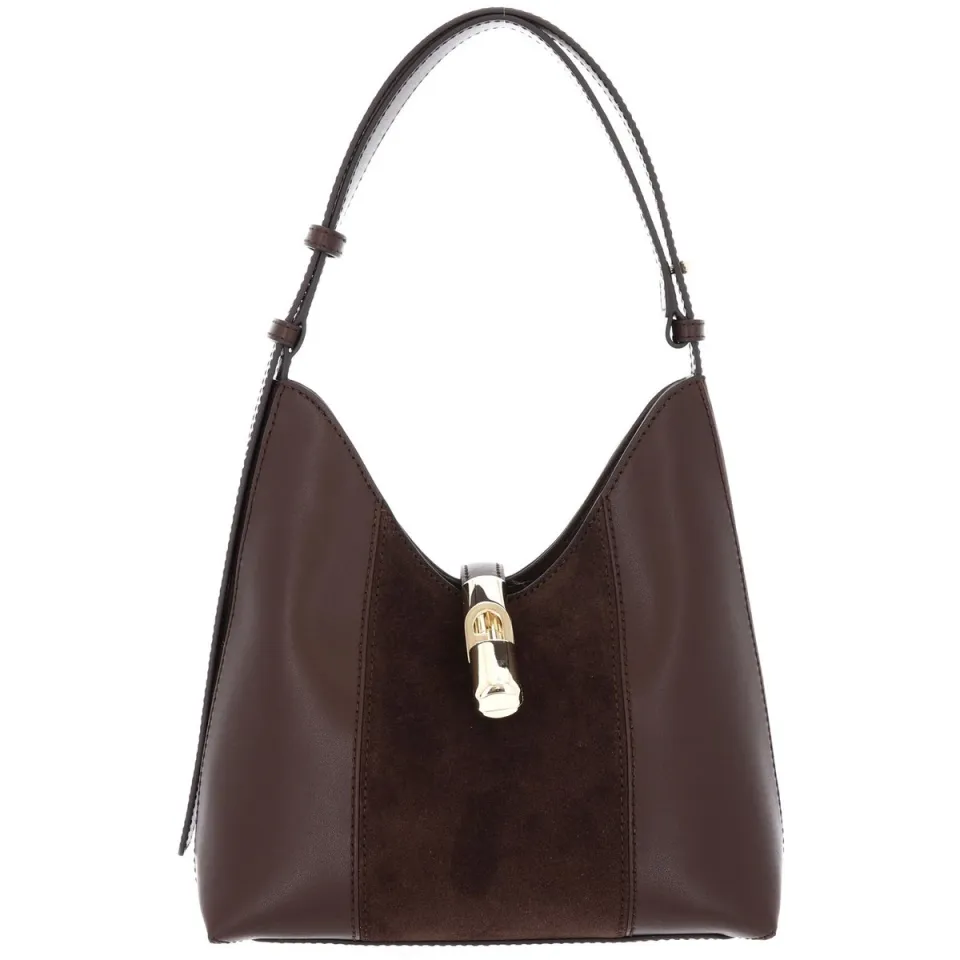 Furla Goccia S hobo schoudertas bruin, foto 2