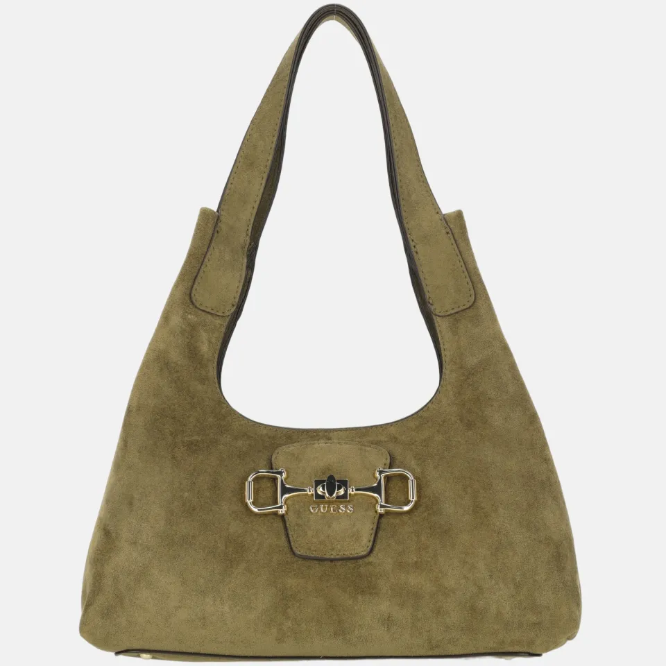 Guess Sunset Grote Schoudertas Dames - Imitatieleer - Groen Olive