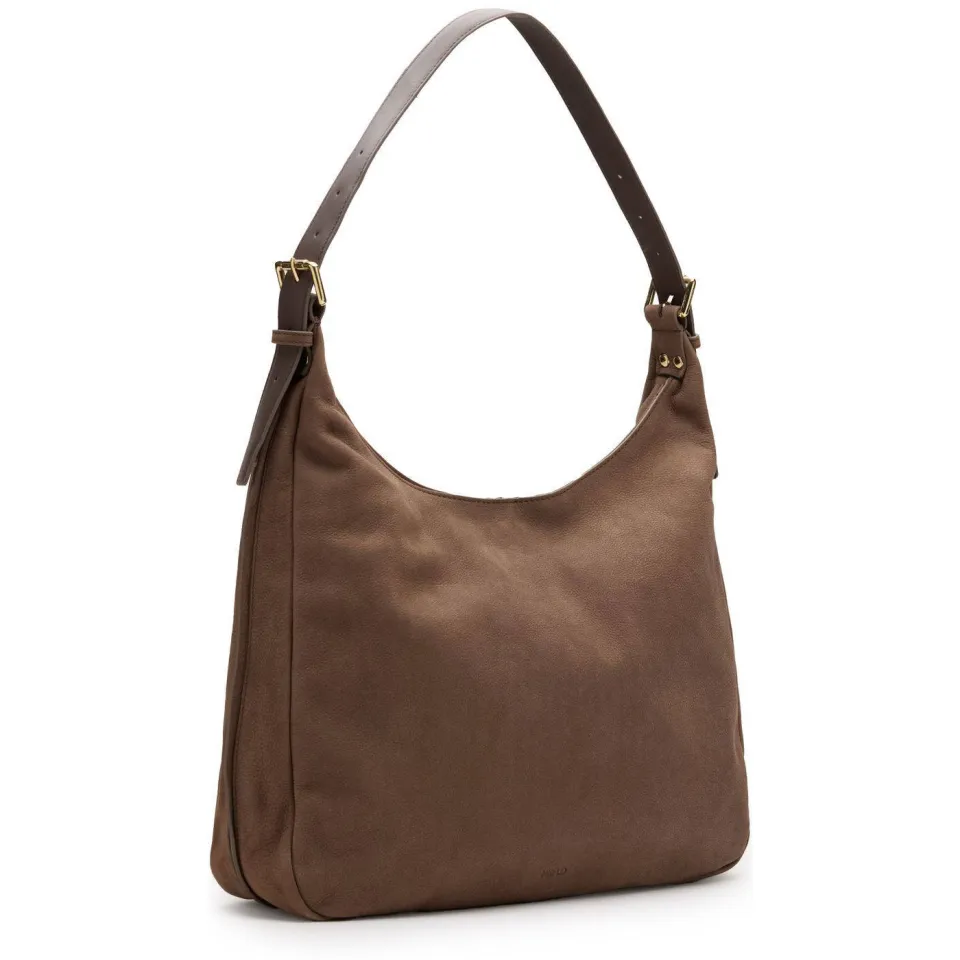 Manfield nubuck shopper bruin, foto 2