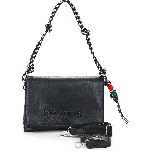 Desigual Schoudertas Desigual BAG HALF LOGO VENECIA 4.0 Zwart