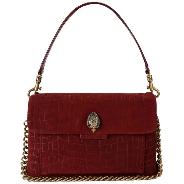 Kurt Geiger Celia schoudertas bordeauxrood