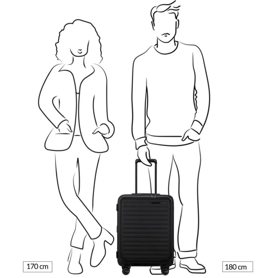 Samsonite Restackd Spinner 55 cm handbagagekoffer roze, foto 5