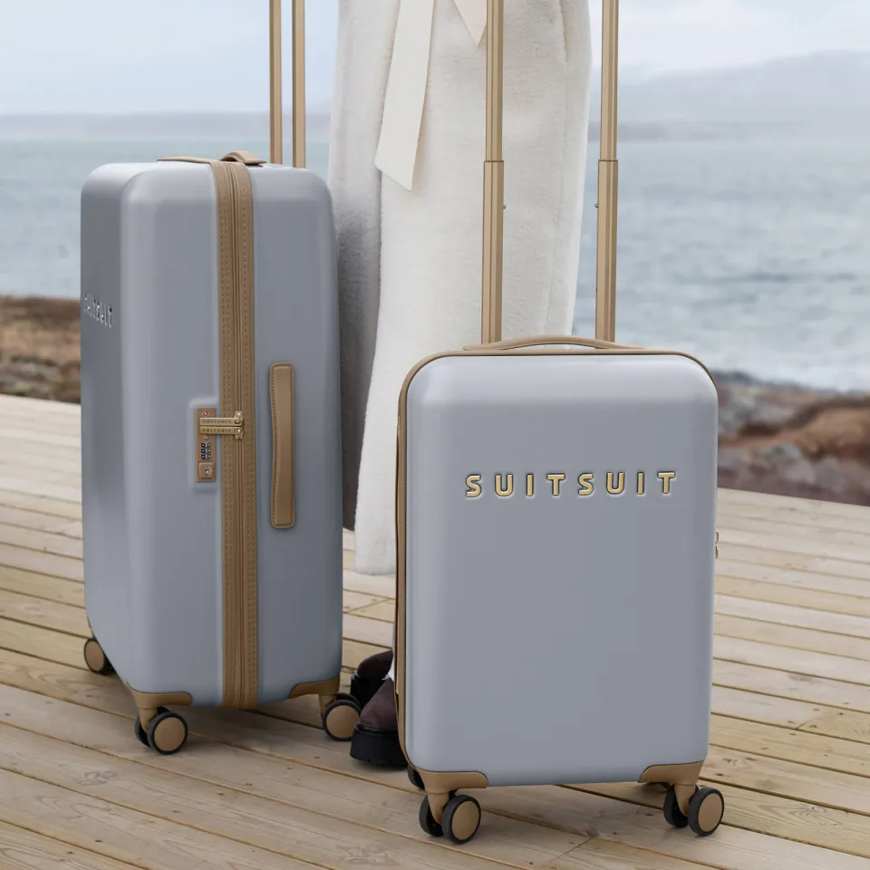 SUITSUIT Fusion handbagage trolley 55 cm Frosted Grey, foto 2