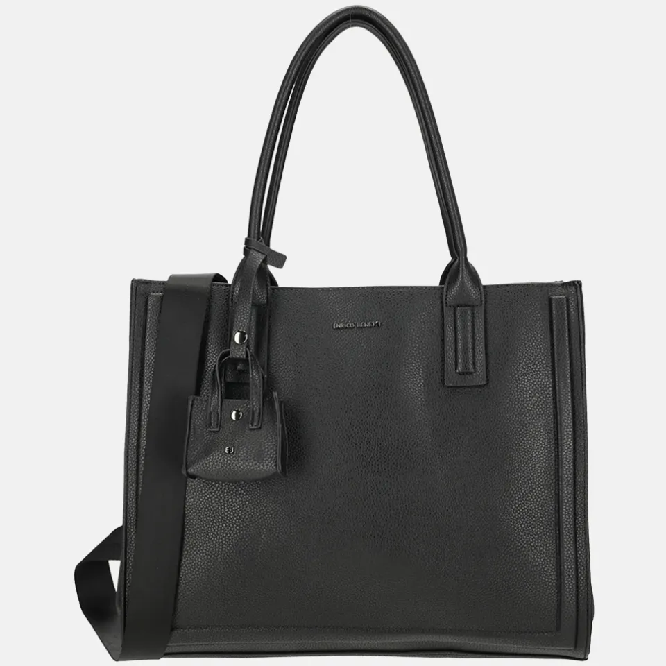 Enrico Benetti Jessy Shopper - Laptoptas 17 inch - Zwart, foto 2