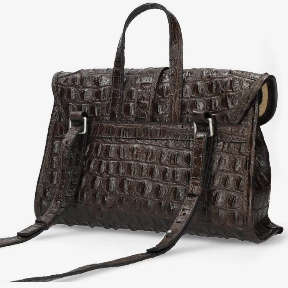 Shabbies Amsterdam Pleun crossbody tas donkerbruin, foto 4