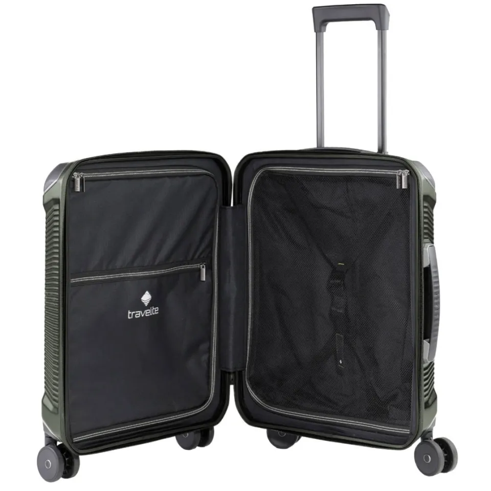 Travelite Millennium spinner koffer groen, foto 2