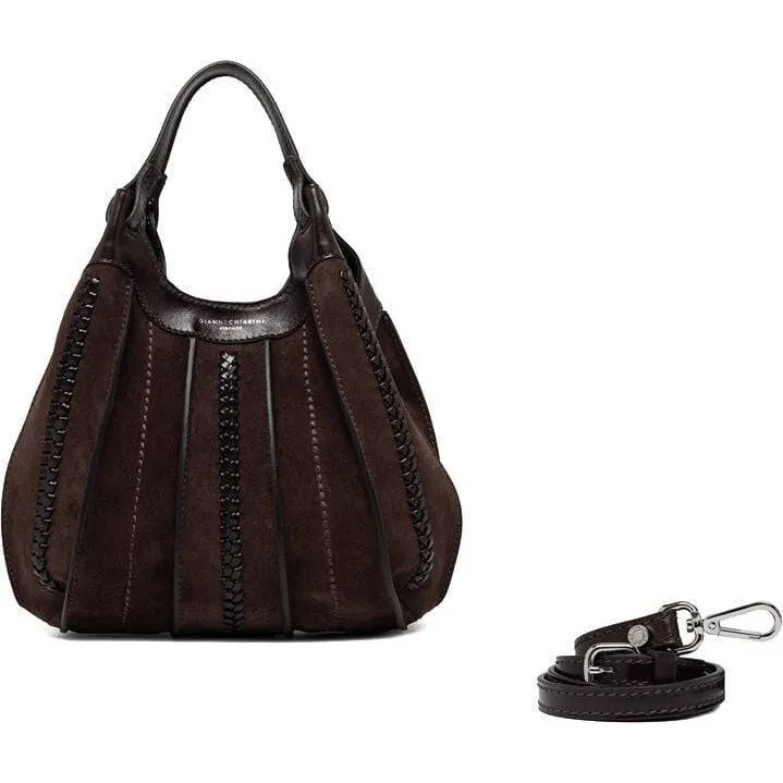 Gianni Chiarini Dua schoudertas bruin, foto 2