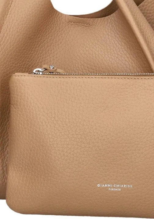 Gianni Chiarini Dua shopper camel, foto 5