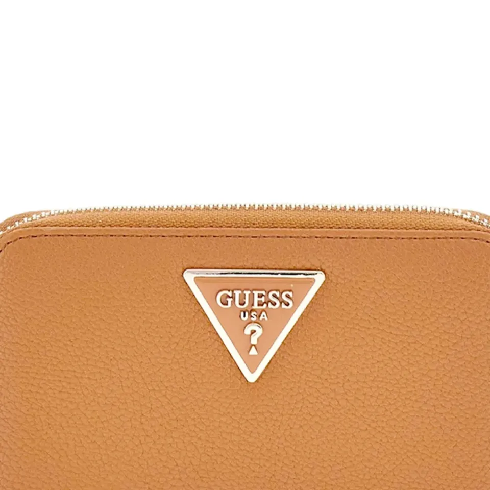 Guess Laurel Medium Zip Around portemonnee cognac, foto 2