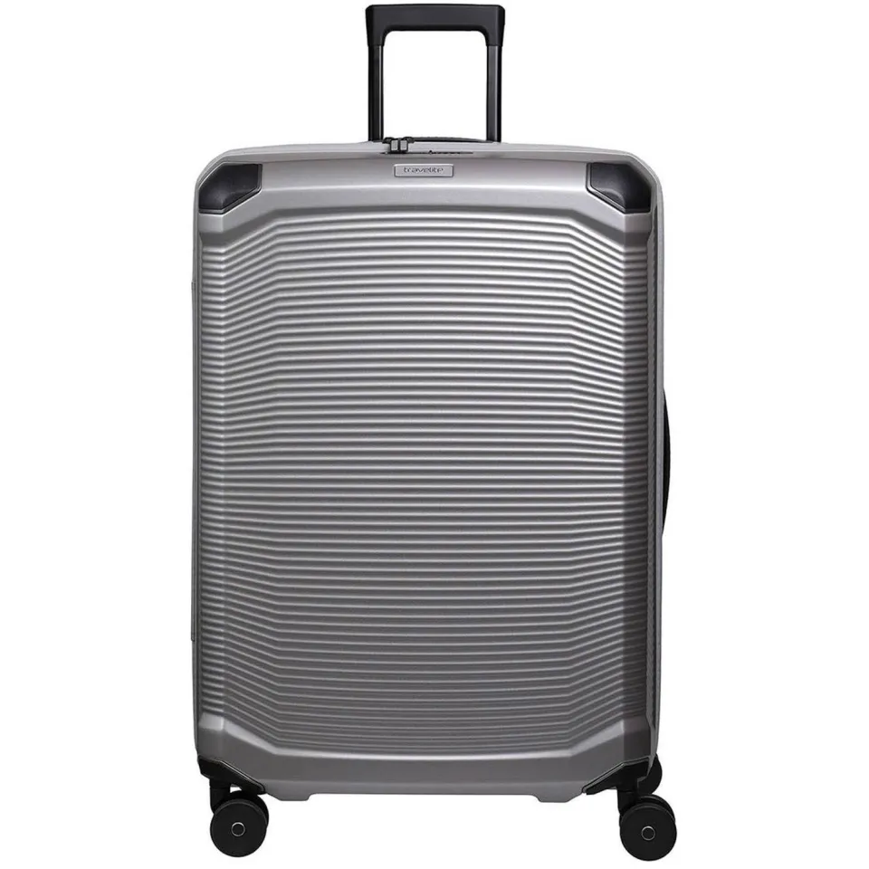 Travelite Millennium spinnerkoffer zilver