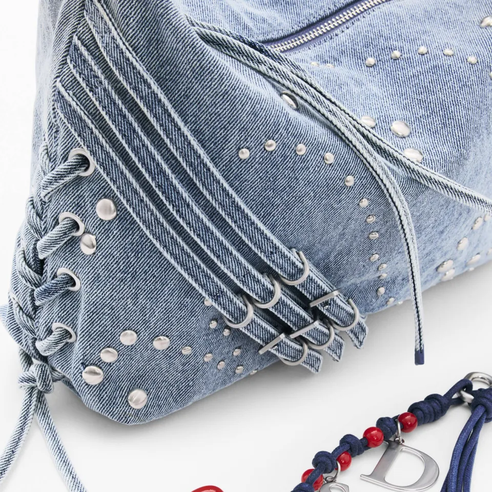 Desigual Break Benin denim schoudertas lichtblauw, foto 5