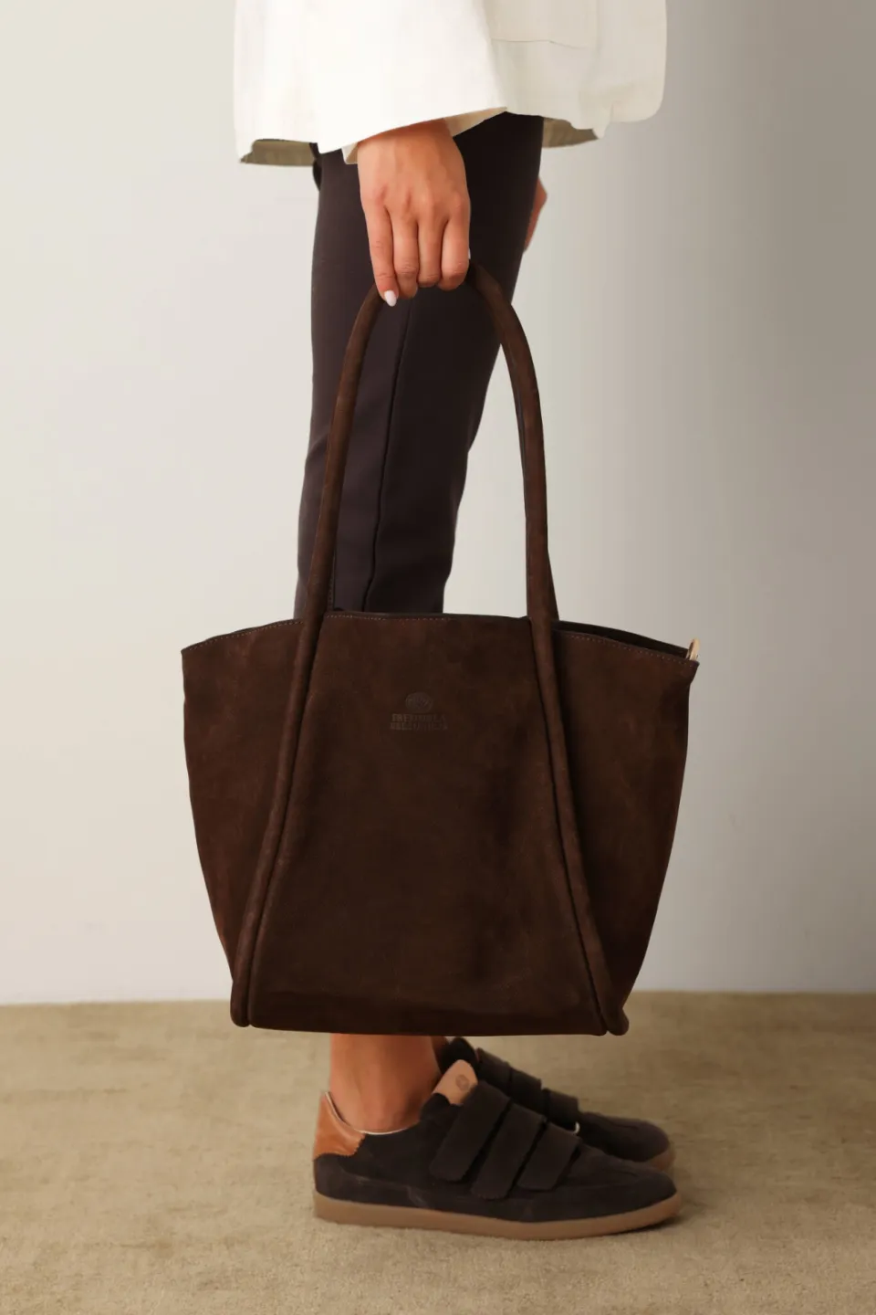 Fred de la Bretoniere Nalani shopper donkerbruin, foto 6