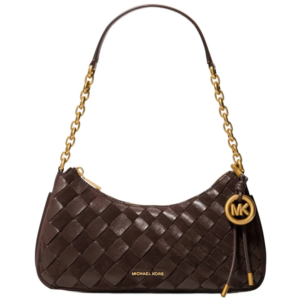 Michael Kors Nolita schoudertas donkerbruin